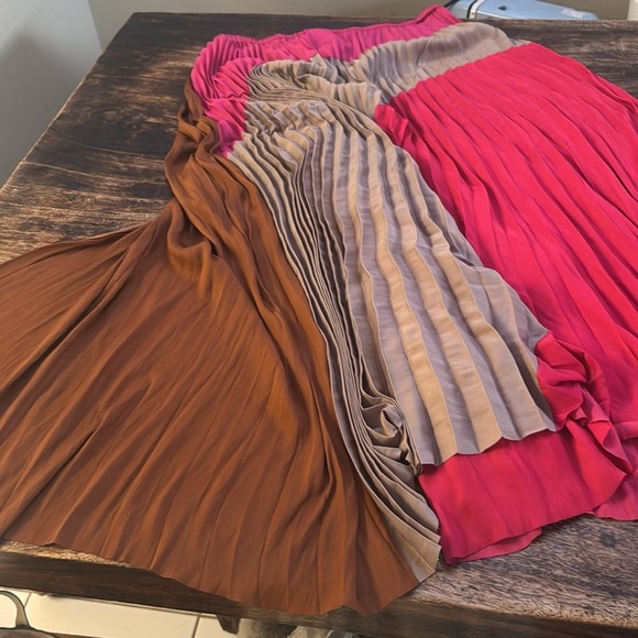 Dolan Left Coast from Anthropologie Colorblocked Maxi Skirt size large - Picture 5 of 13